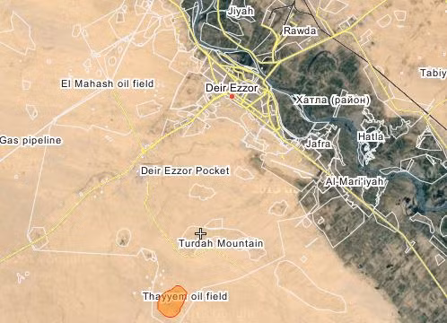 Lữ đoàn pháo binh 137 giải phóng mỏ dầu Thayyem, Deir Ezzor