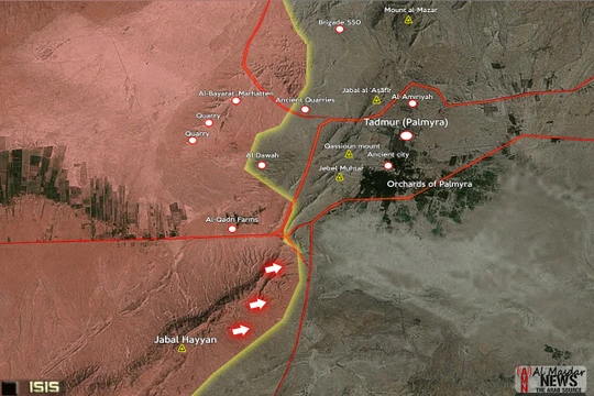 Lực lượng đặc biệt tinh nhuệ Tigers giành một cao điểm trên vùng núi Hayyal