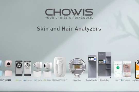 Công ty Chowis Hàn Quốc, sử dụng AI, Bigdata phân tích và cung cấp mỹ phẩm cá nhân hóa. Ảnh AsiaTechDaily