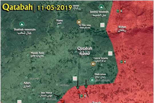 Lực lượng Houthi đánh chiếm thị trấn Qatbah, thủ phủ tỉnh Dhale. Ảnh minh họa Masdar News