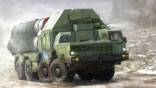 Xe phóng hệ thống tên lửa phòng không S-500. Ảnh minh họa Militarywatchmagazine
