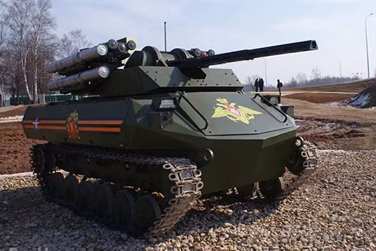 Robot chiến đấu Uran-9, vũ khí của các đơn vị Bộ binh Cơ giới và đổ bộ đường không.