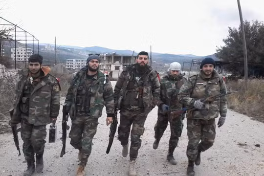 Binh sĩ quân đội Syria ở Latakia