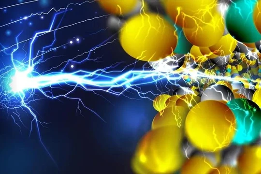 Mô phỏng mạng tinh thể. Ảnh minh họa bởi Frank Wegloski/ ScieTech Daily.