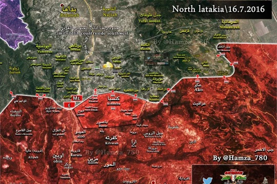 Bản đồ chiến sự Kinsaba