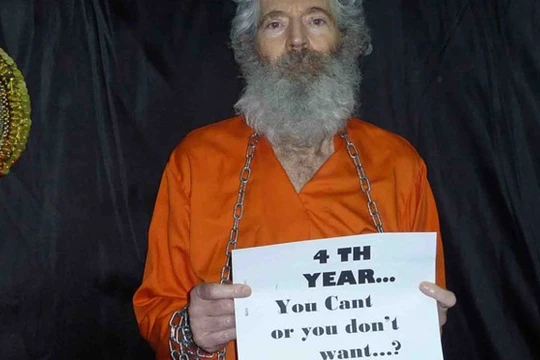 Cựu đặc vụ FBI, ông Robert Levinson đã biến mất bí ẩn khi tới Iran từ năm 2007. 