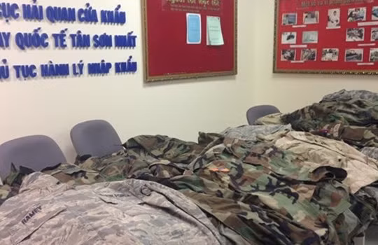 Một phần lô hàng bị bắt giữ. (Ảnh: Cơ quan Hải quan cung cấp)