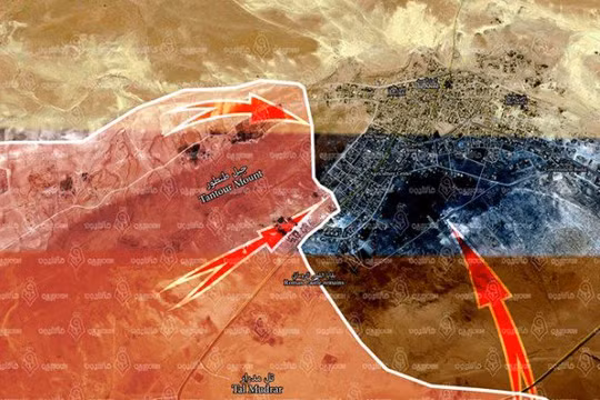 Các mũi tiến công chính của quân đội Syria đánh vào thị trấn Sukhnah