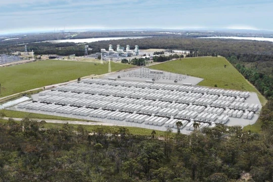 Dự án siêu pin Waratah. Ảnh Powin