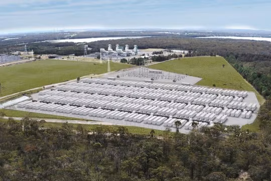 Dự án siêu pin Waratah. Ảnh Powin