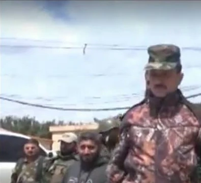 Tướng Suheil Al-Hassan ở thành phố Aleppo