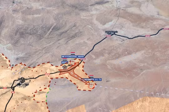 Cuộc tấn công vào Tam giác chiến lược Arak trên đường đến thành phố Deir Ezzor