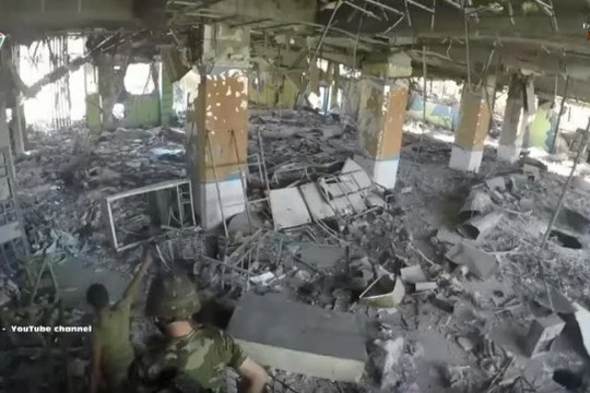 Khu vực quận Layramoun, nơi xảy ra chiến sự ác liệt trong thành phố Aleppo