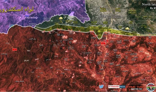 Chiến trường Latakia, tuyến biên giới Thổ Nhĩ Kỳ