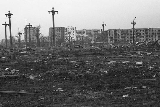 Khu vực chiến trường thành phố Grozny trong cuộc chiến tranh Checchnya, nơi được cho là diễn ra cuộc chiến bắn tỉa của xạ thủ Volodya - Yakut