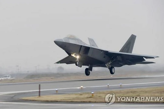 Máy bay tiêm kích tàng hình F-22 Raptor, ảnh minh họa NewYork Times