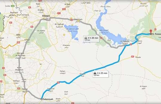 Tuyến đường sinh tử Salamiyah-Raqqa đến sào huyệt của IS