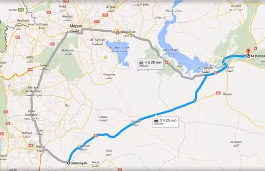 Tuyến đường sinh tử Salamiyah-Raqqa đến sào huyệt của IS