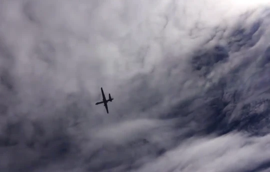 Một chiếc Predator của Mỹ đang bay trên không phận Syria