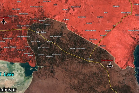 Tình hình chiến sự trên vùng nông thôn phía đông Aleppo