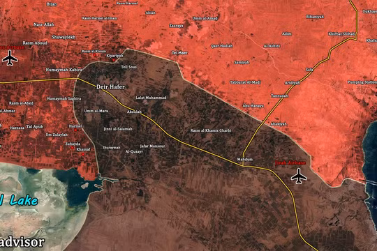 Tình hình chiến sự trên vùng nông thôn phía đông Aleppo