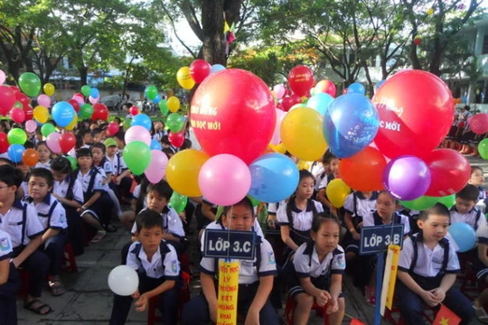 Cả nước khai giảng ngày 5-9 - Ảnh tư liệu