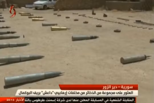 Vũ khí, trang vị và đạn dược của IS ở DeirEzzor