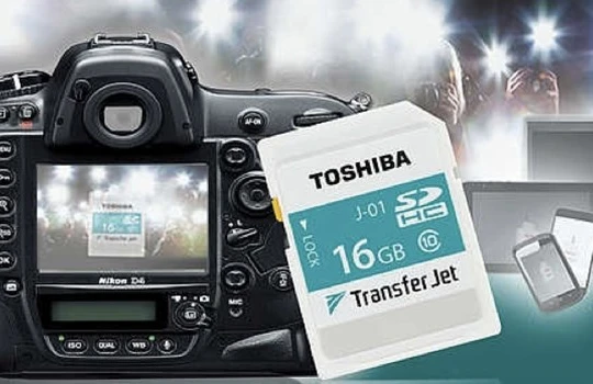 Toshiba ra mắt thẻ SDHC 16GB trang bị công nghệ TransferJet