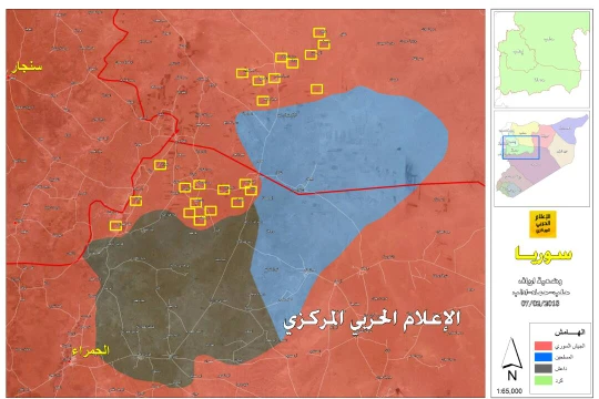 Những địa bàn mới được lực lượng Tiger giải phóng. Ảnh Masdar News