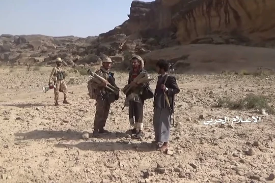 Chiến binh Houthi trên vùng biên giới với Ả rập Xê út. Ảnh minh họa South Front