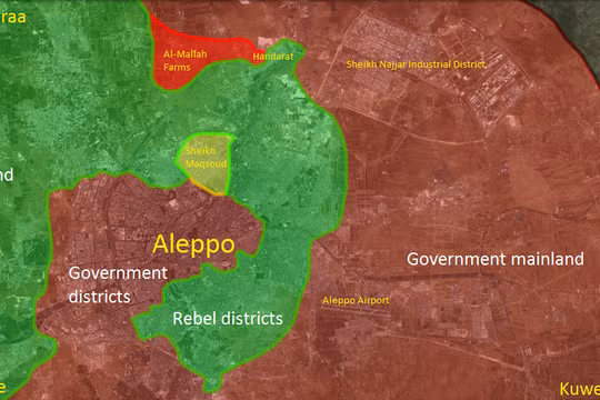Chiến dịch tấn công mở rộng trên thành phố Aleppo bắt đầu tăng nhiệt