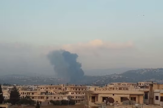 Israel không kích Hama. Ảnh minh họa South Front