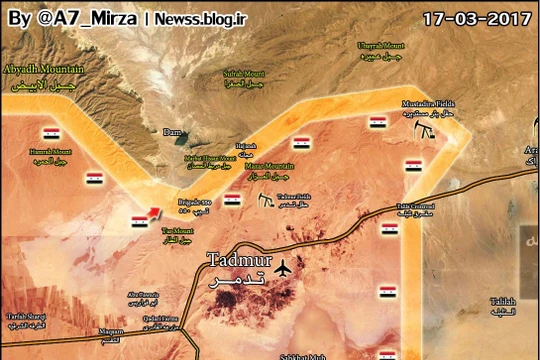 Quân đội Syria tiến công giải phóng mỏ khi gas Tarmur (Palmyra)