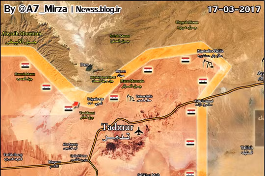 Quân đội Syria tiến công giải phóng mỏ khi gas Tarmur (Palmyra)