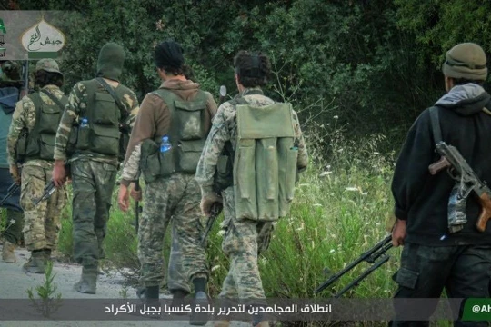 Lực lượng Jabhat Al-Nusra (Al-Qaeda Syria) ở Latakia