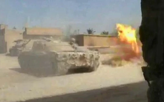 Chiến trận giằng co ác liệt giữa quân đội Syria và chiến binh IS, en - Nursa