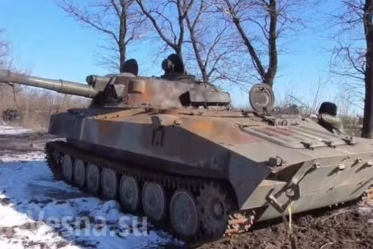 Xe thiết giáp Ukraine trên chiến trường