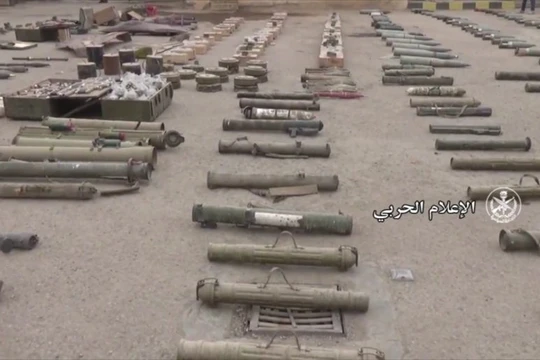 Quân đội Syria thu giữ vũ khí khủng bố ở Abukamal