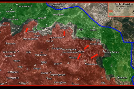Lực lượng biệt kích Syria chuẩn bị đóng cửa biên giới Thổ Nhĩ Kỳ Latakia 