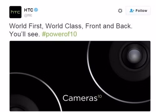Hình ảnh vừa được HTC đăng trên Twitter nhằm khoe tính năng camera "đẳng cấp quốc tế" trên HTC 10.