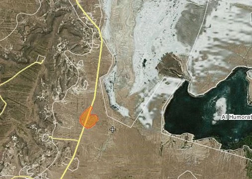 Làng Rasm Al-Nafal trên tuyến đường Fithriyah-Khanasser dẫn đến Aleppo