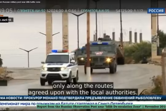 Nga triển khai trạm quan sát ngừng bắn ở Hama, Idlib. Ảnh: Russian24.