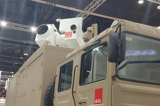 Hệ thống phòng không chùm tia laser Silent Hunter. Ảnh Military Leak
