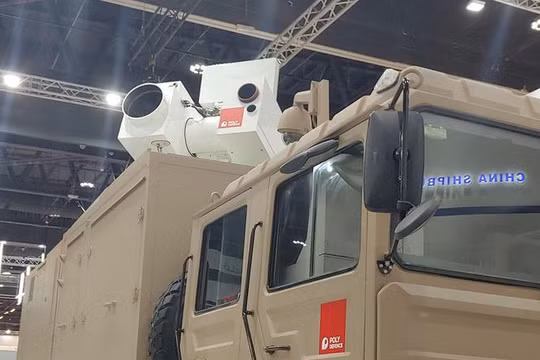 Hệ thống phòng không chùm tia laser Silent Hunter. Ảnh Military Leak