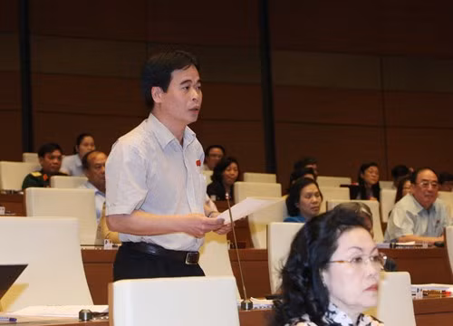 Đại biểu Nguyễn Mạnh Cường (Quảng Bình) - Ảnh: TTXVN 