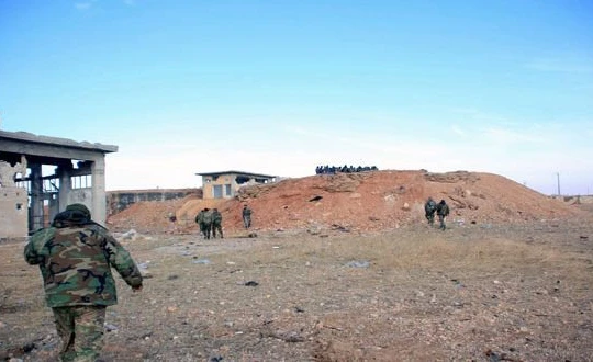 Chiến tuyến của quân đội Syria phía Bắc tỉnh Hama