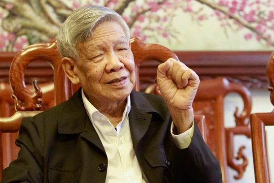 Nguyên tổng bí thư Lê Khả Phiêu - Ảnh: V.V.Thành