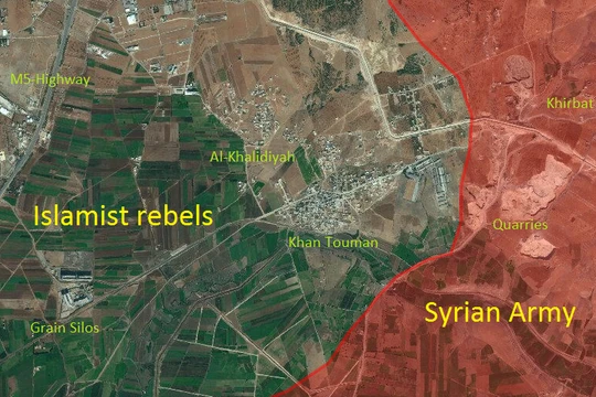 Quân đội Syria buộc phải giải phóng Khan Touman
