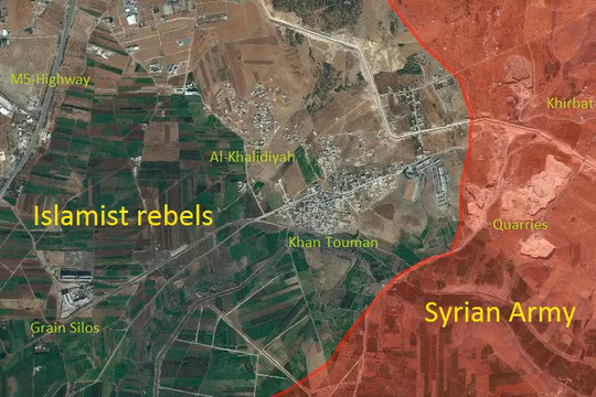 Quân đội Syria buộc phải giải phóng Khan Touman