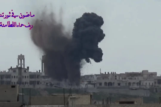 Không quân Nga không kích dữ dội phiến quân ở Hama - ảnh minh họa Masdar News